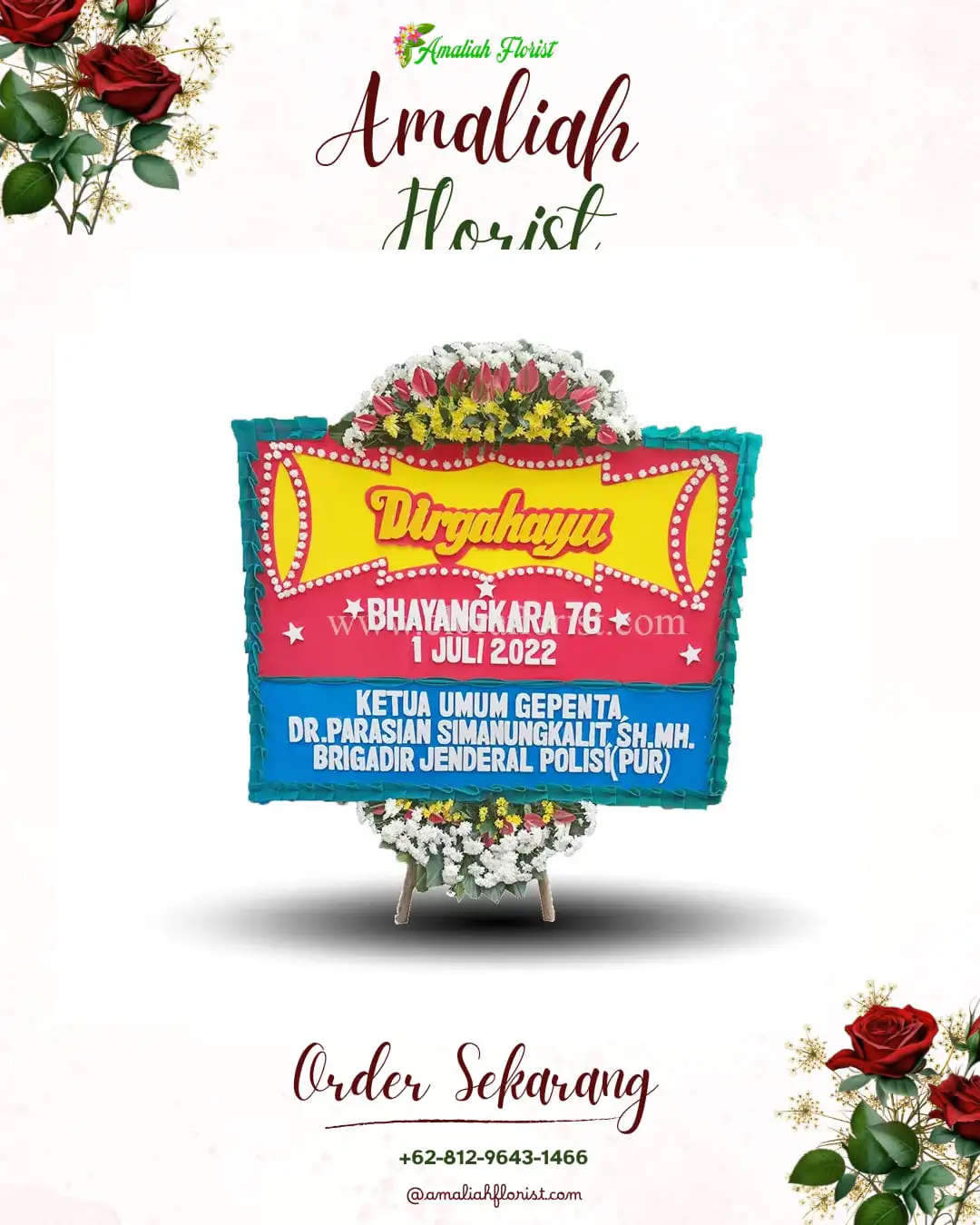 Papan Bunga HUT Ulang Tahun Jambesari